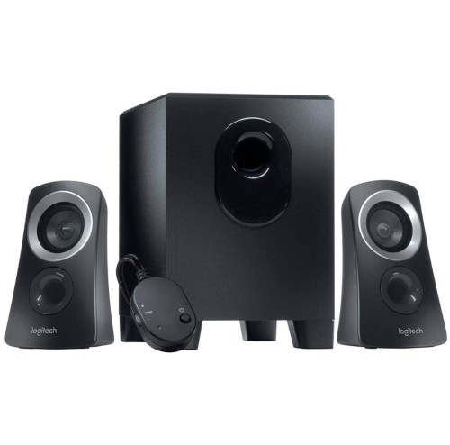 Colunas Logitech Z313 2.1 50W Peak / 25W RMS Pretas